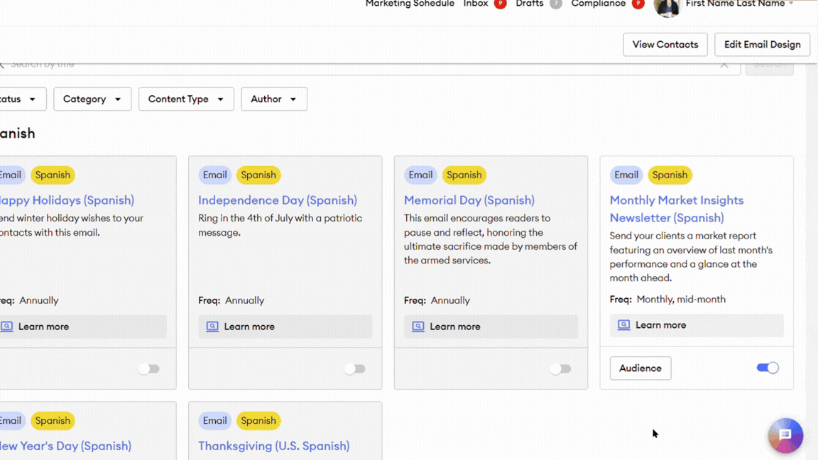 AudienceSpanishAutomations