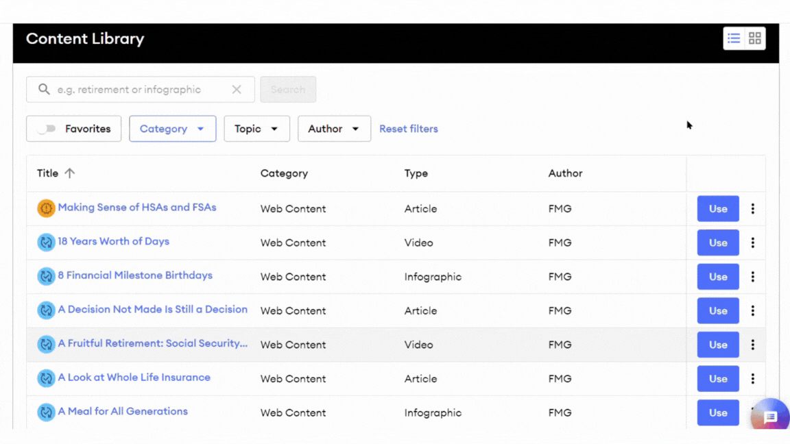 Breaking Down the Content Library