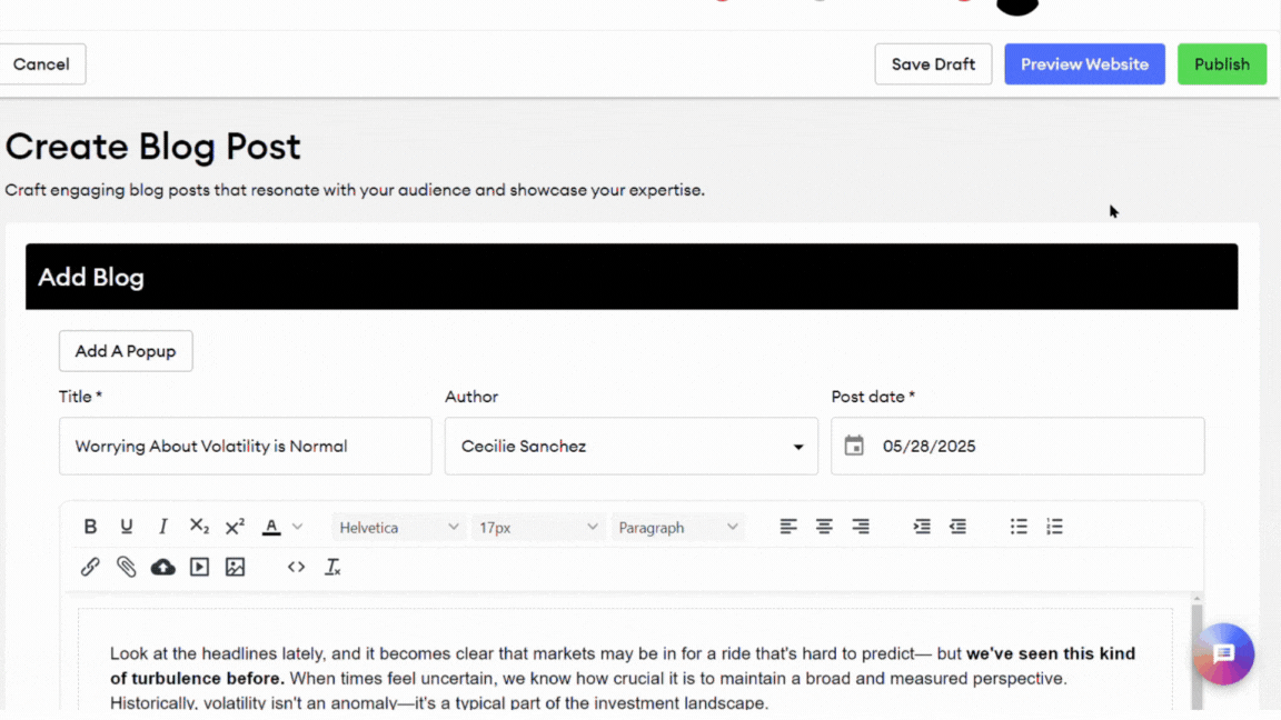 PublishBlog