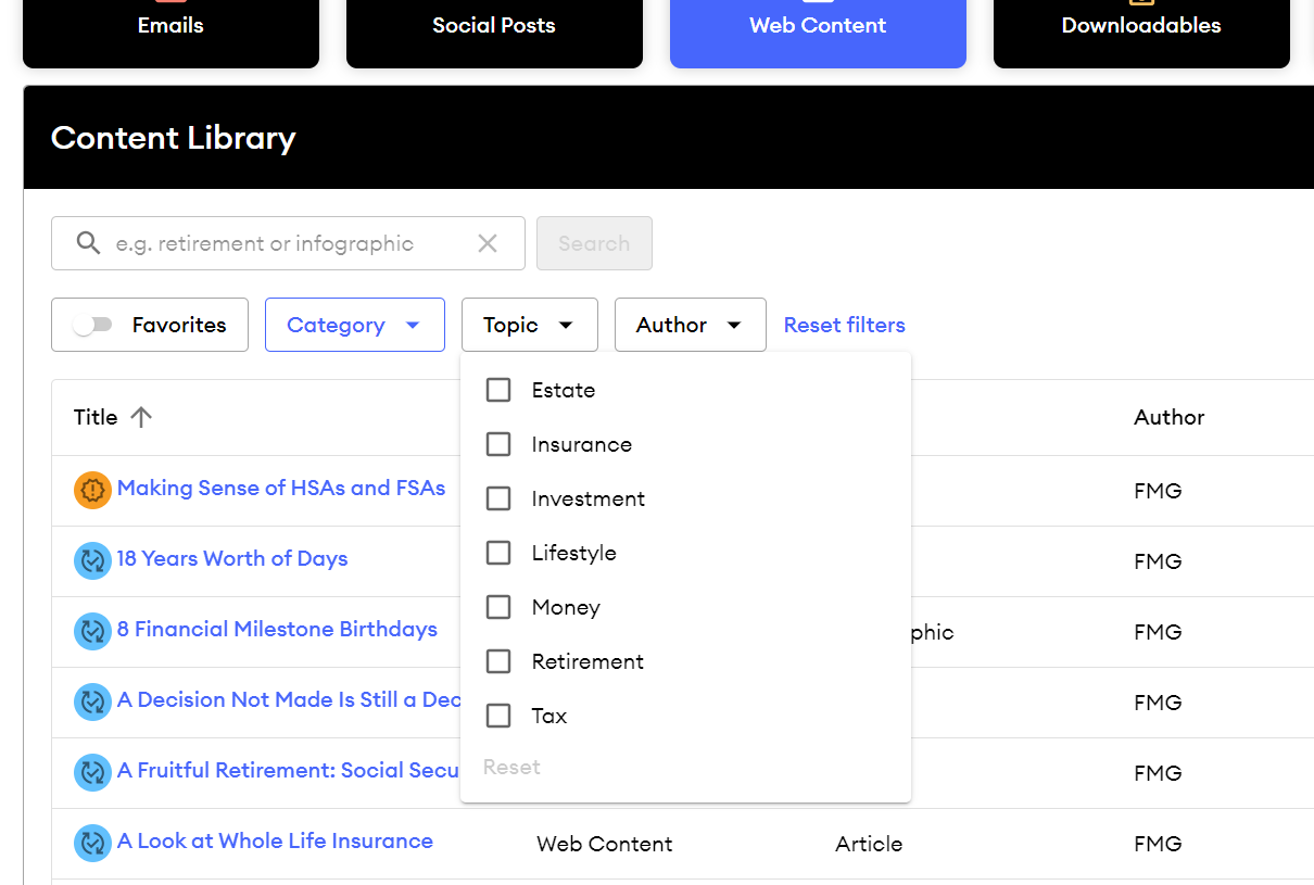 Breaking Down the Content Library