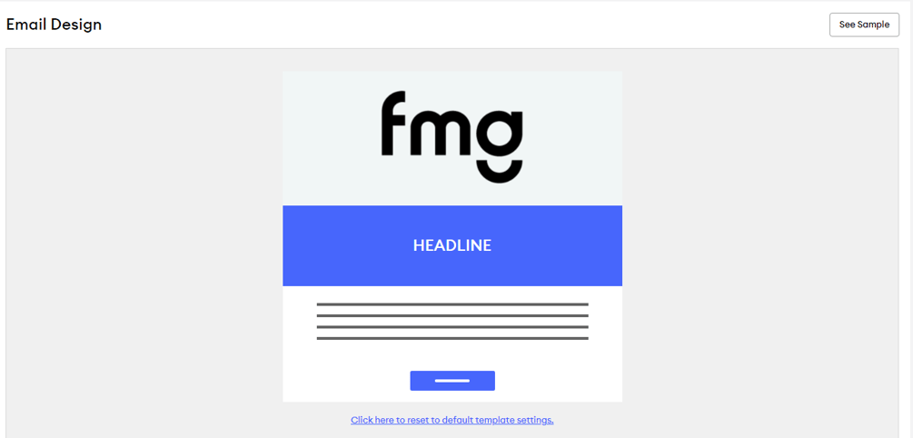 Email | Edit Email Design
